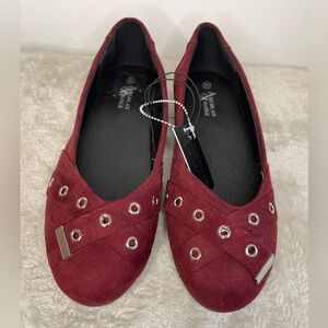 American Exchange Women's Deep Burgundy‎ Flats